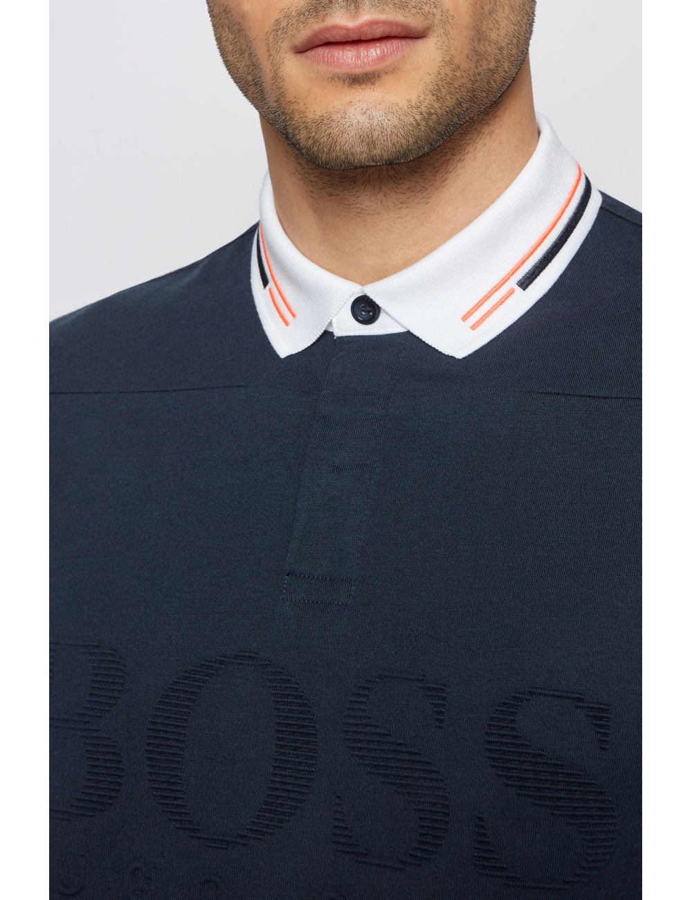 HUGO BOSS PAVEL NAVY BLUE MEN'S POLO SHIRT