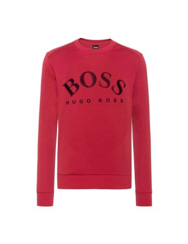 Hugo Boss pulóver vörös pamut ember