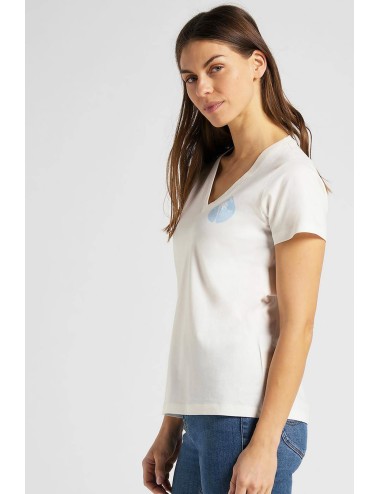 Lee Palm White Woman t -Shirt