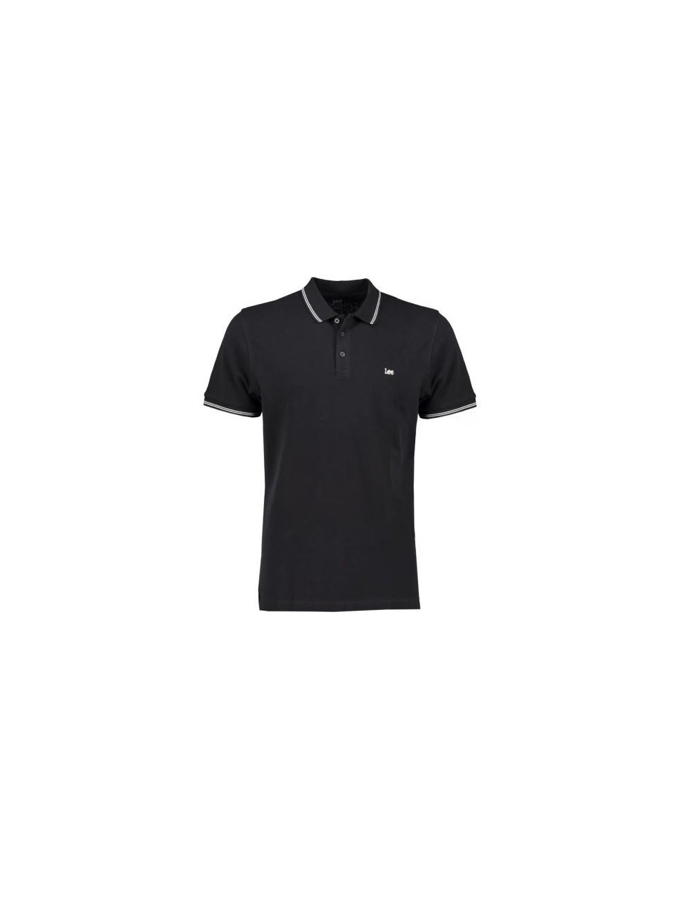 MEN'S POLO SHIRT LEE PIQUE BLACK