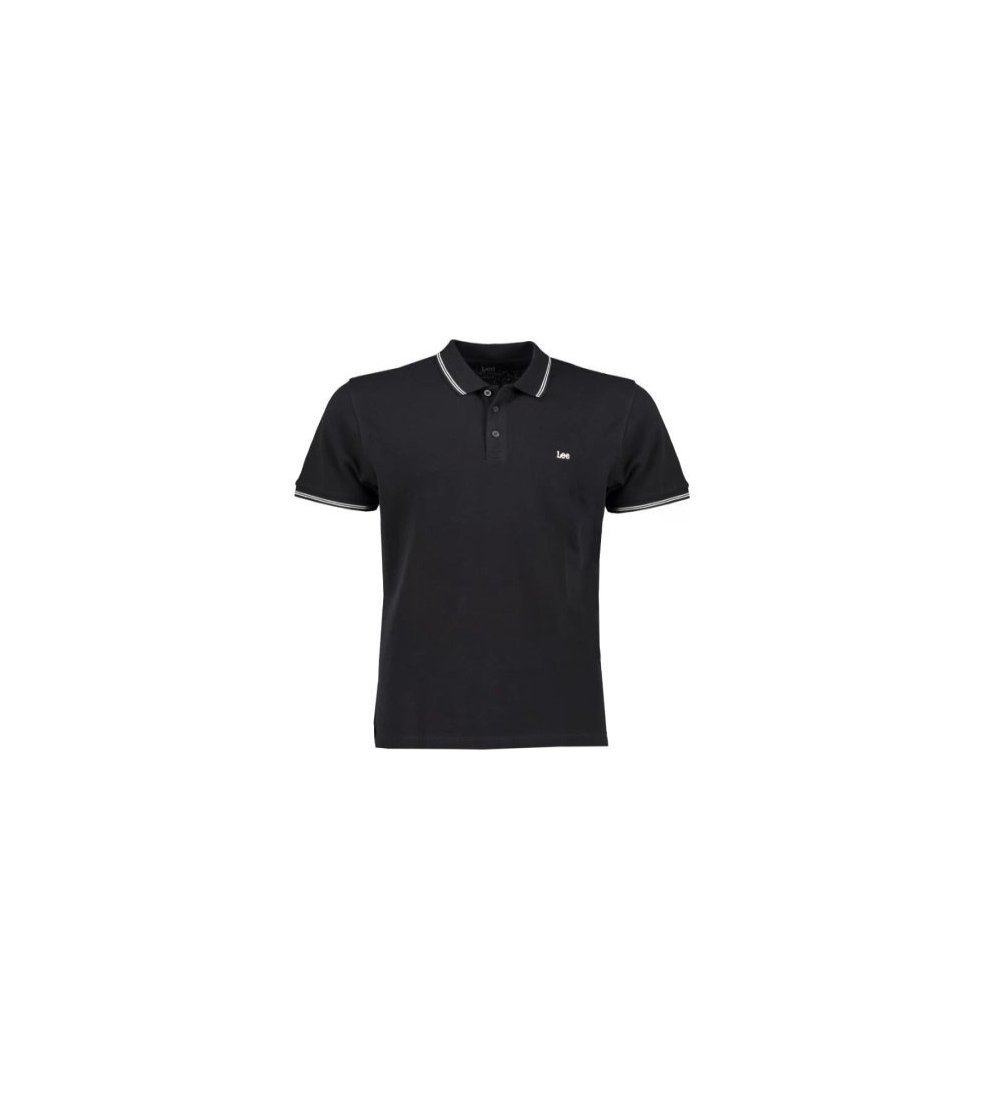 POLO HOMBRE LEE PIQUE NEGRO