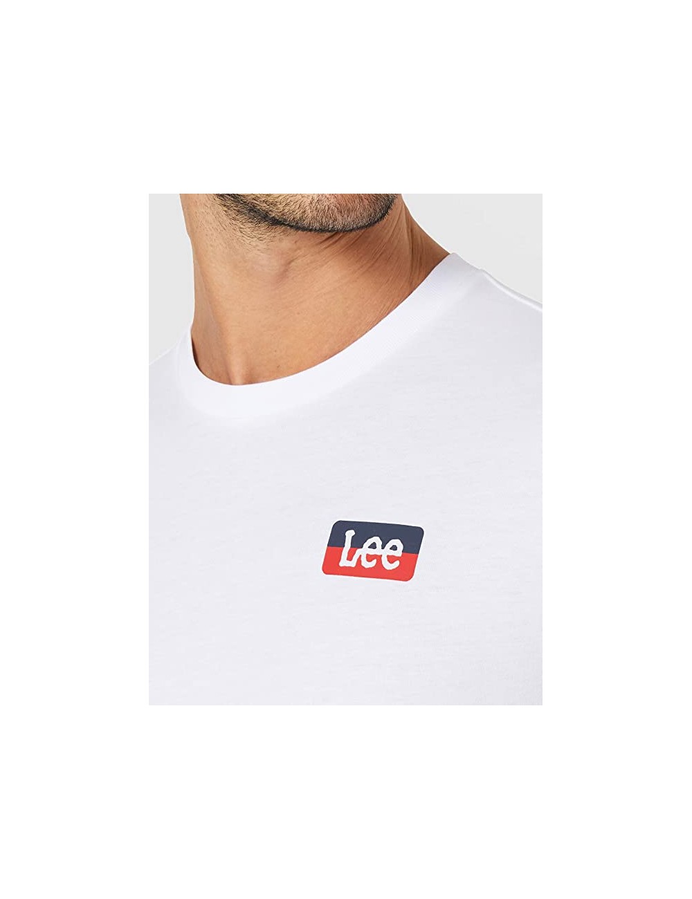 CAMISETA HOMBRE LEE LOGO TEE BLANCO