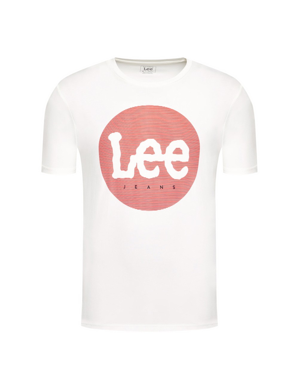 Lee Circle Tee White Man T -phirt