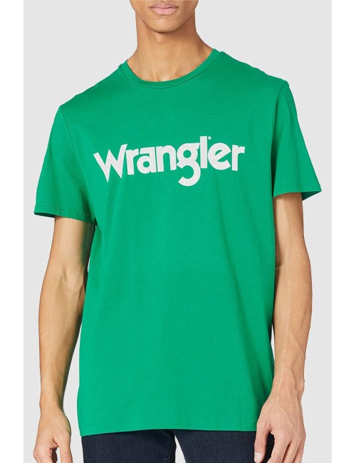 Wrangler SS Logo tee Camiseta para Hombre 