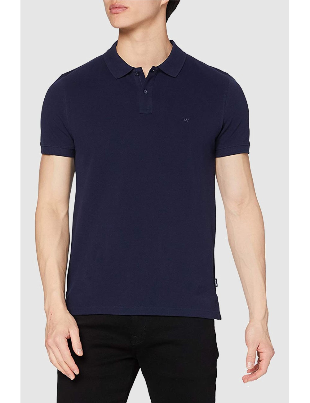 Pole Wrangler SS Navy Blue Polo