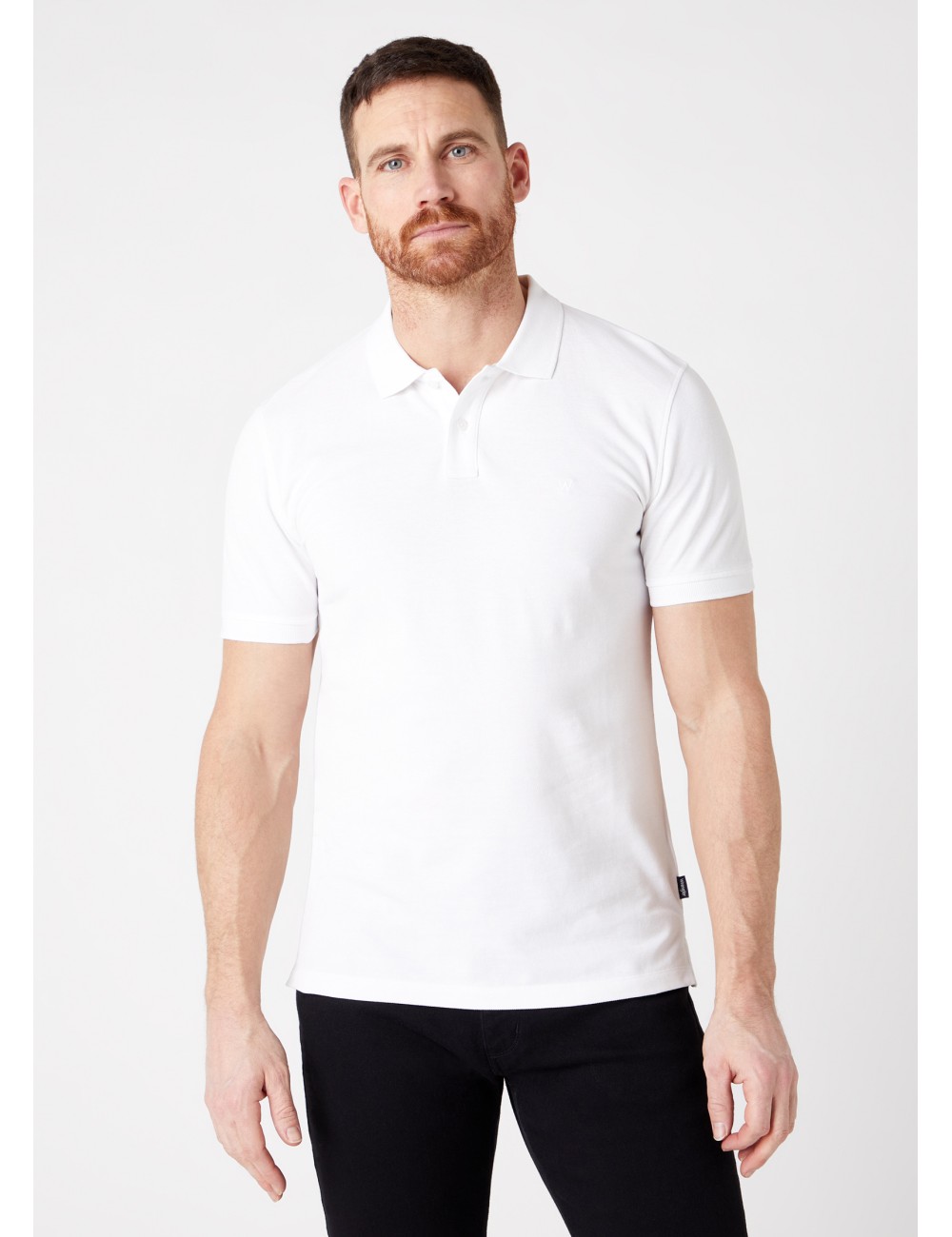 Wrangler SS Pole Blanco Man Polo