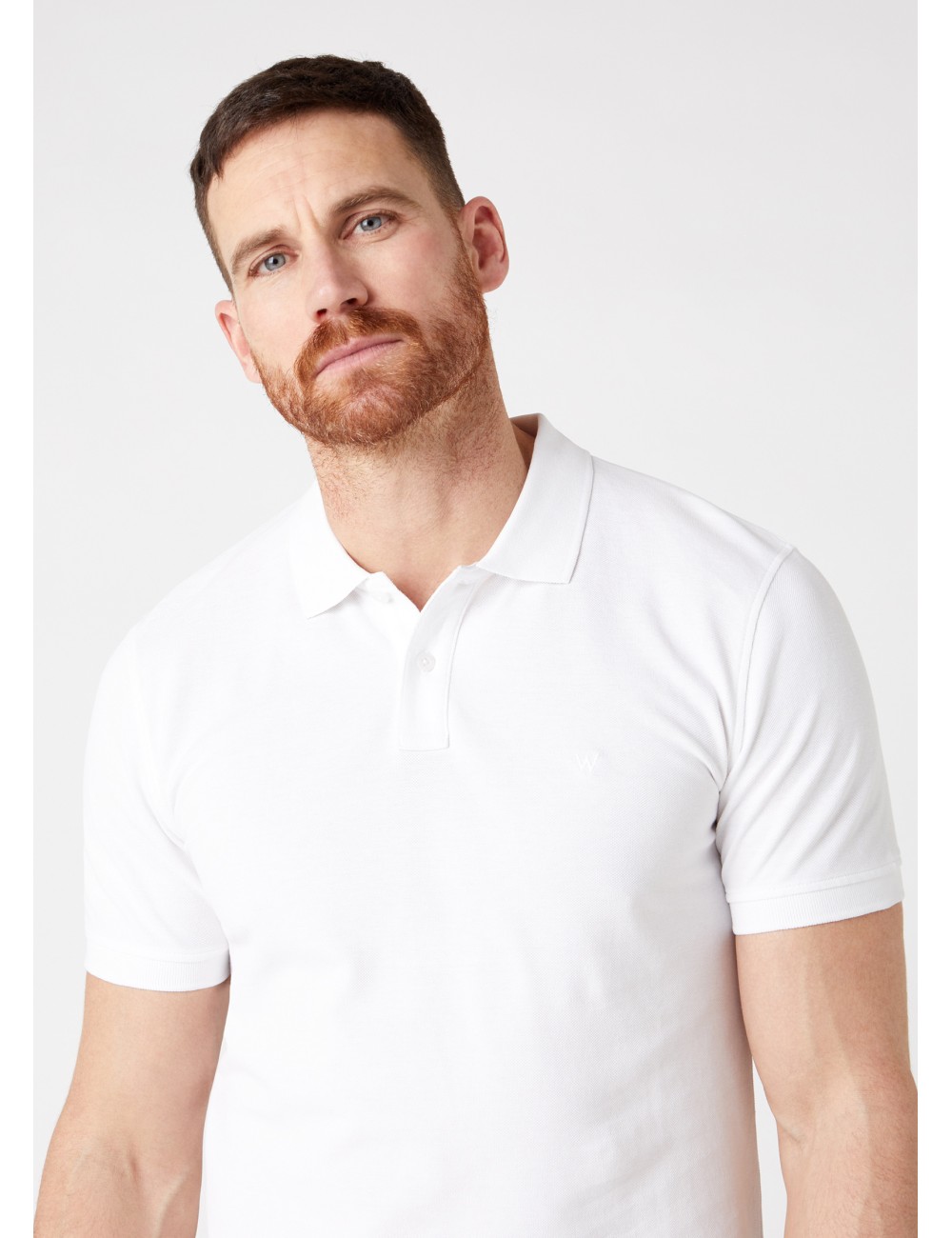 Wrangler SS Pole Blanco Man Polo