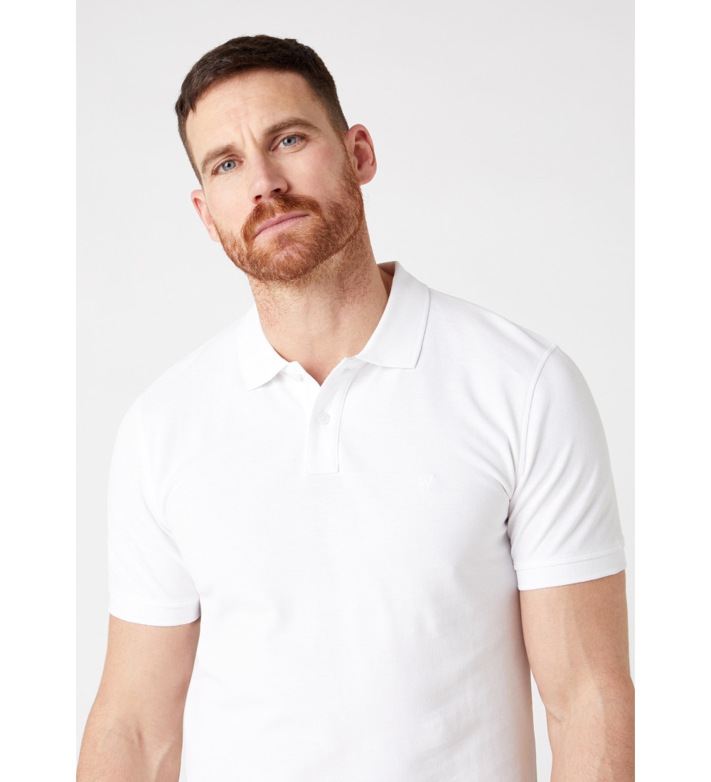 Wrangler SS Pole Blanco Man Polo