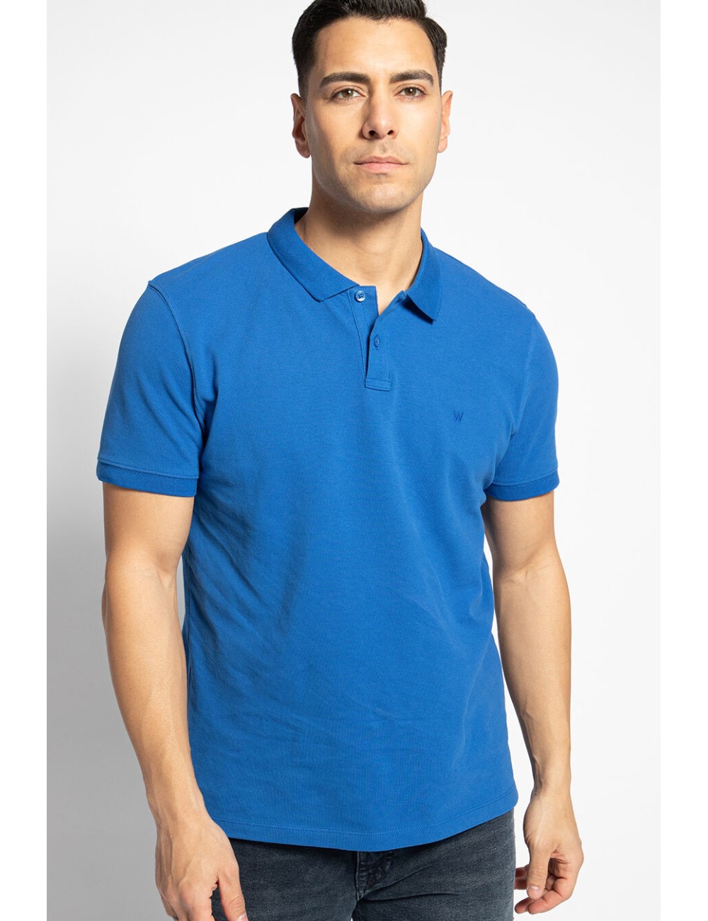 POLO HOMBRE WRANGLER SS POLO AZUL