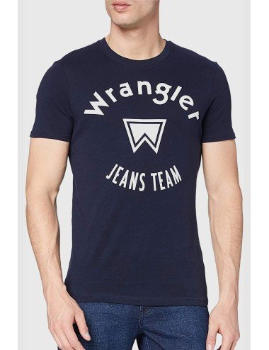 Wrangler SS Jeans Team Tee Blue T -Shirt