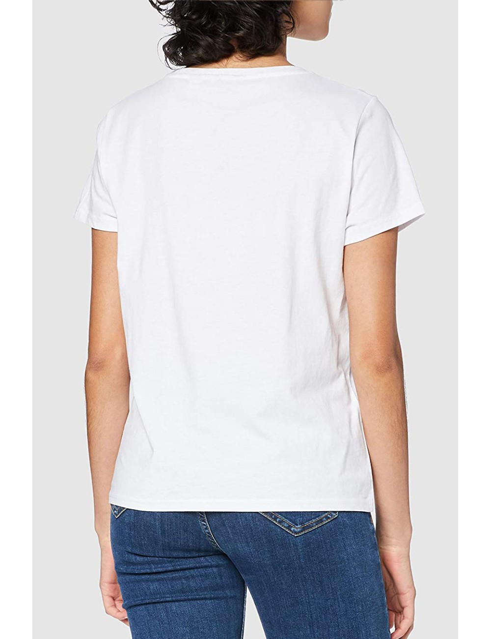 Femeie T -Shirt Wrangler SS Rainbow White