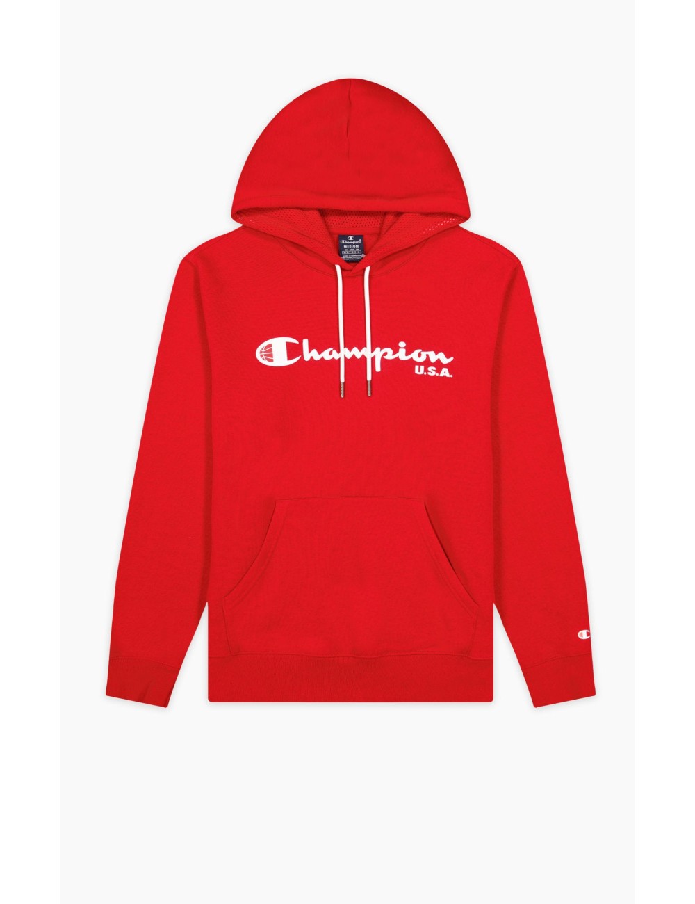 CHAMPION RED MEN'S SWEATSHIRT