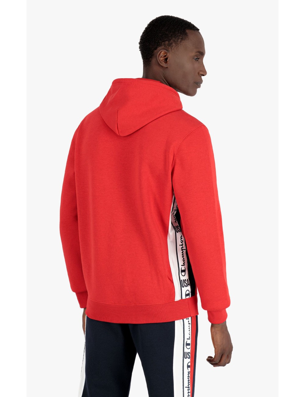 CHAMPION RED MEN'S SWEATSHIRT