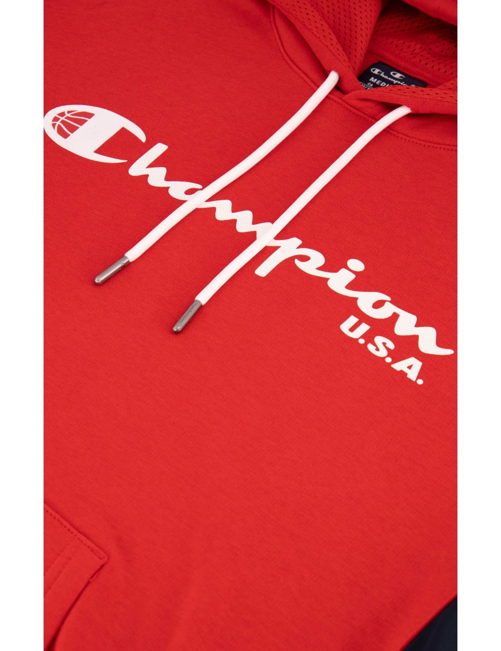 CHAMPION RED MEN'S SWEATSHIRT