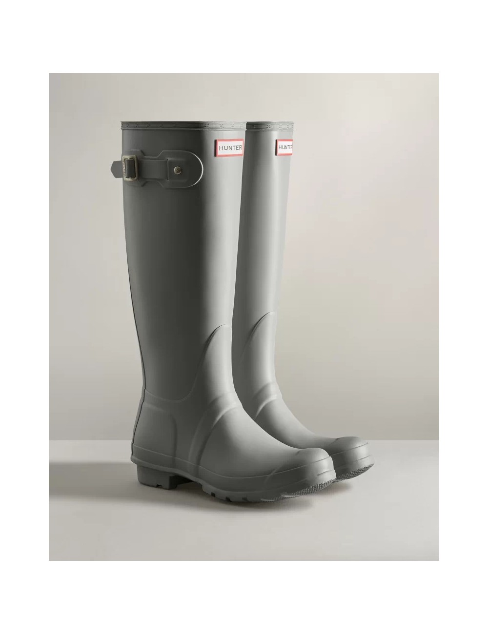 BOTA MUJER HUNTER ORIGINAL TALL GRIS