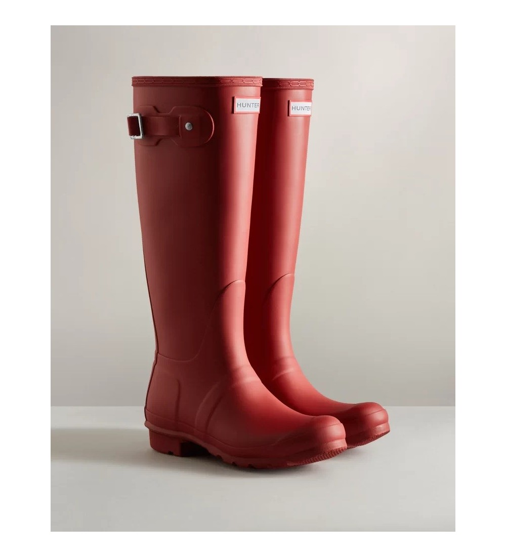 BOTA MUJER HUNTER ORIGINAL TALL ROJO