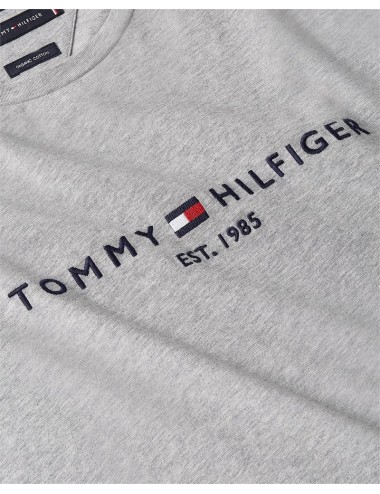 TOMMY HILFIGER GRAY MEN'S T-SHIRT