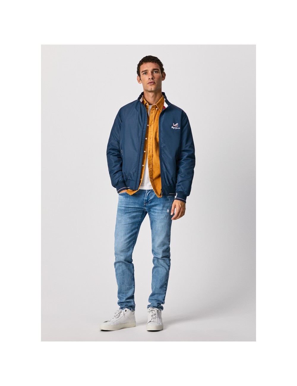 PEPE JEANS THEOFORE BLUE MEN'S COAT