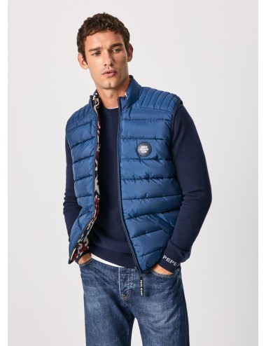 PEPE JEANS HEINRICH MEN'S BLUE VEST