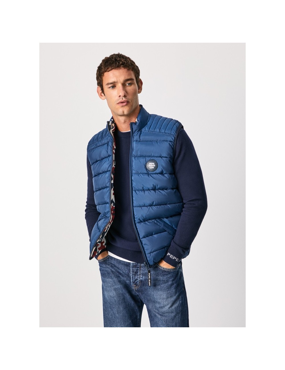 CHALECO HOMBRE PEPE JEANS HEINRICH AZUL