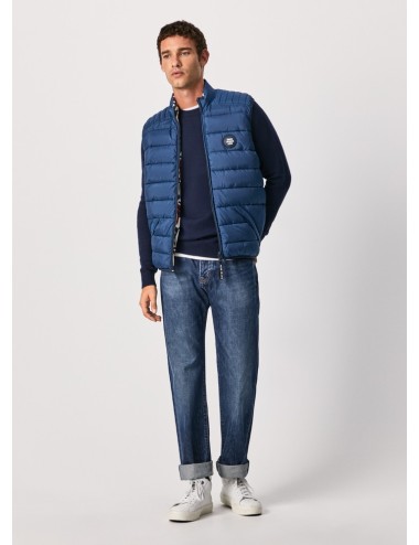 PEPE JEANS HEINRICH MEN'S BLUE VEST