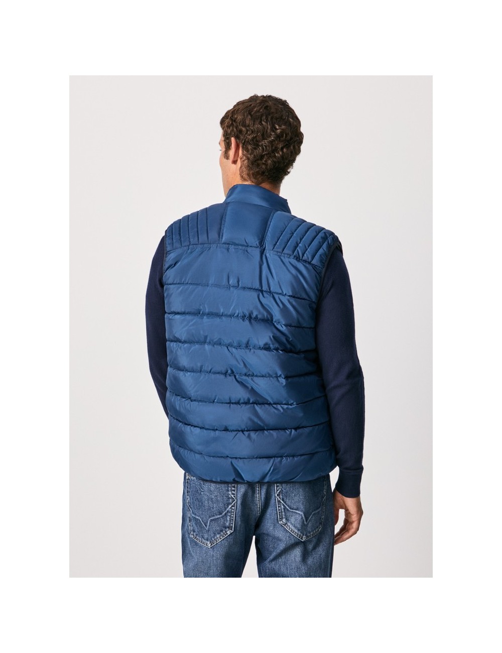 PEPE JEANS HEINRICH MEN'S BLUE VEST