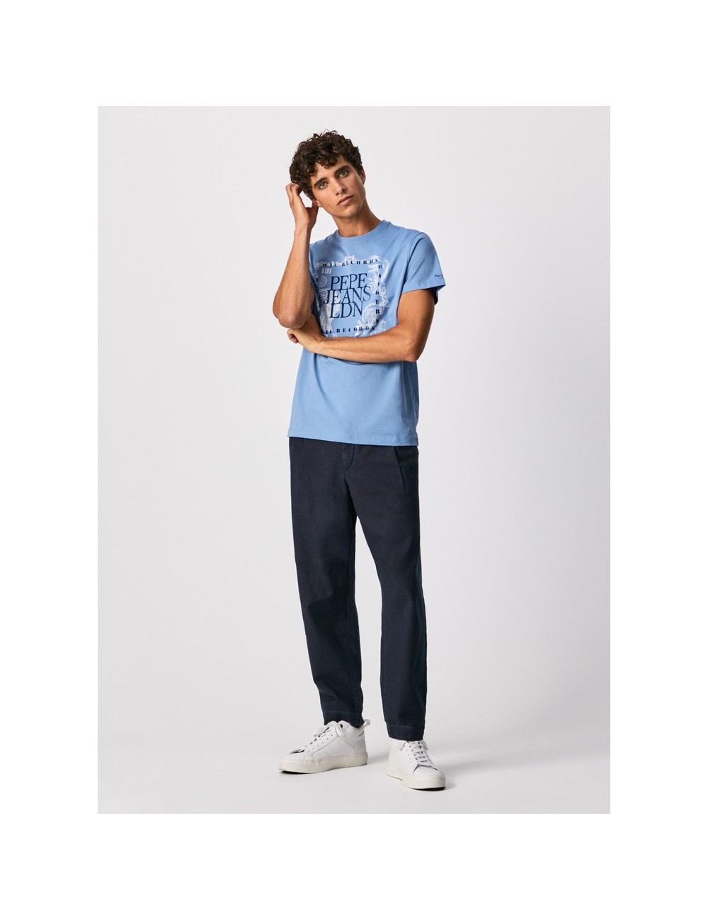 PEPE JEANS STEVE BLUE MEN'S T-SHIRT