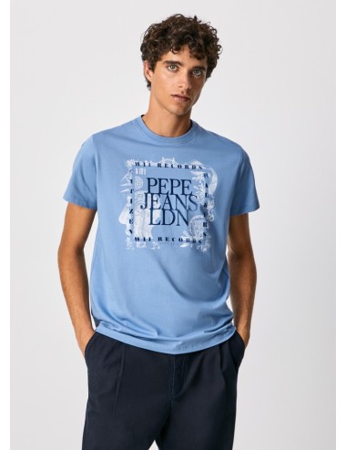 Pepe Jeans Steve Blue T -Shert