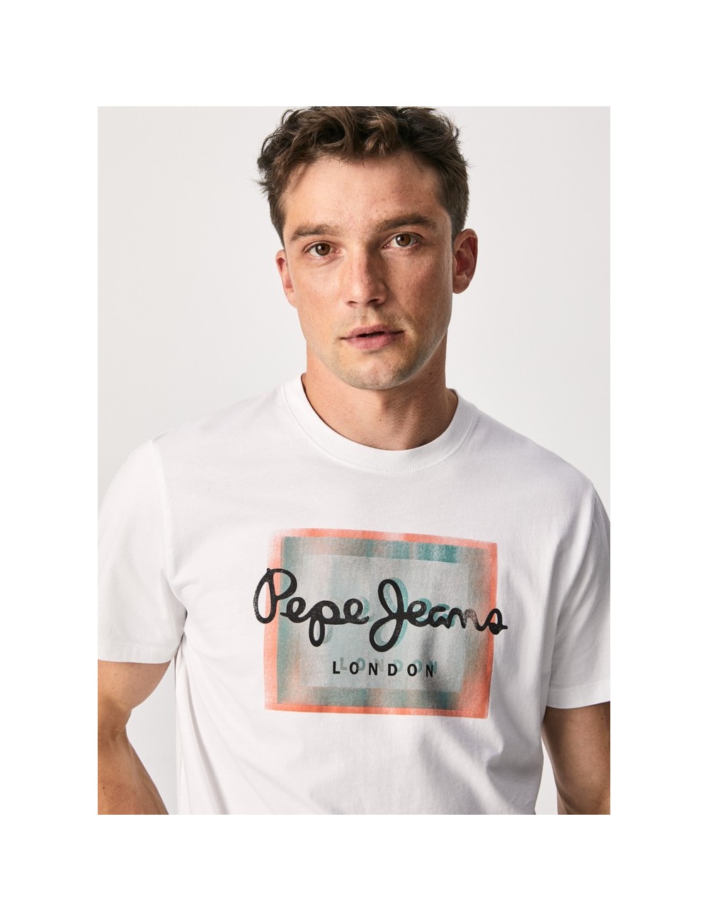 PEPE JEANS WESLEY WHITE MEN'S T-SHIRT