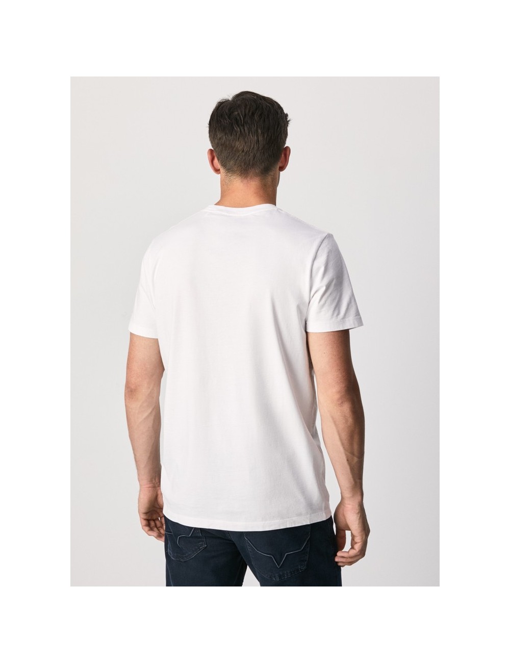 PEPE JEANS WESLEY WHITE MEN'S T-SHIRT