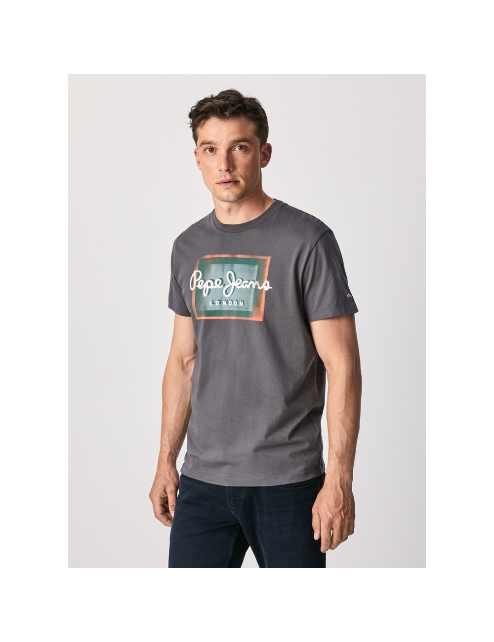 PEPE JEANS WESLEY GRAY MEN'S T-SHIRT