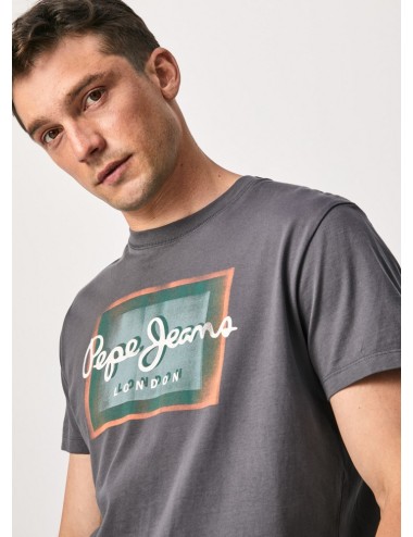 CAMISETA HOMBRE PEPE JEANS WESLEY GRIS PEPE JEANS - 4