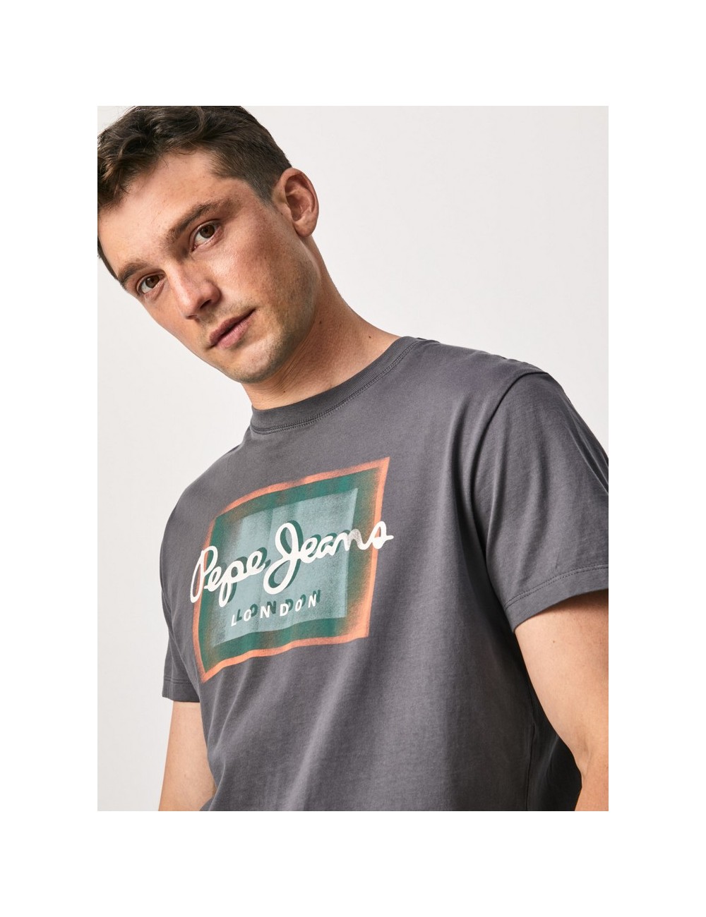 PEPE JEANS WESLEY GRAY MEN'S T-SHIRT