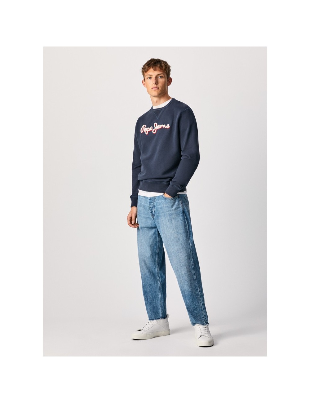 PEPE JEANS LAMONT BLUE MEN'S SWEATSHIRT