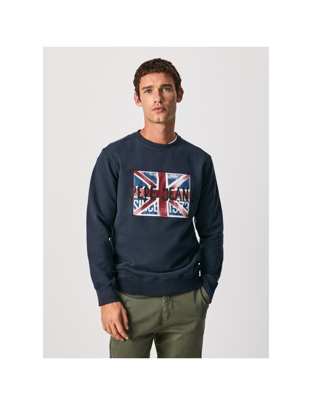 SUDADERA HOMBRE PEPE JEANS JARED AZUL