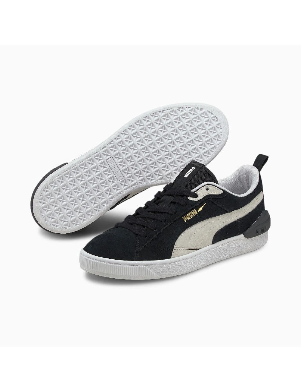 PUMA MEN'S SNEAKERS SUEDE BLOC BLACK