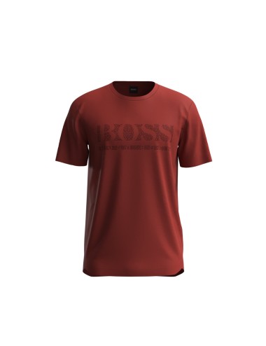 Hugo Boss Tee Pixel Red Men T -Shirt