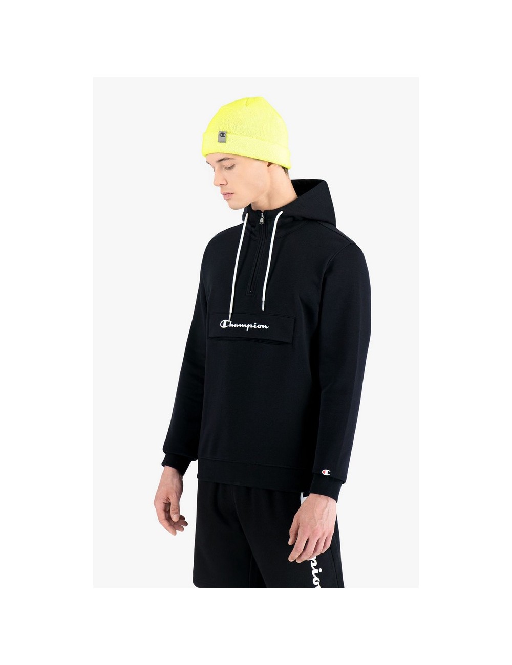 SUDADERA HOMBRE CHAMPION NEGRO