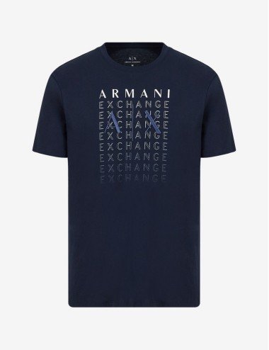 Blue Armani Exchange Moka T -majica