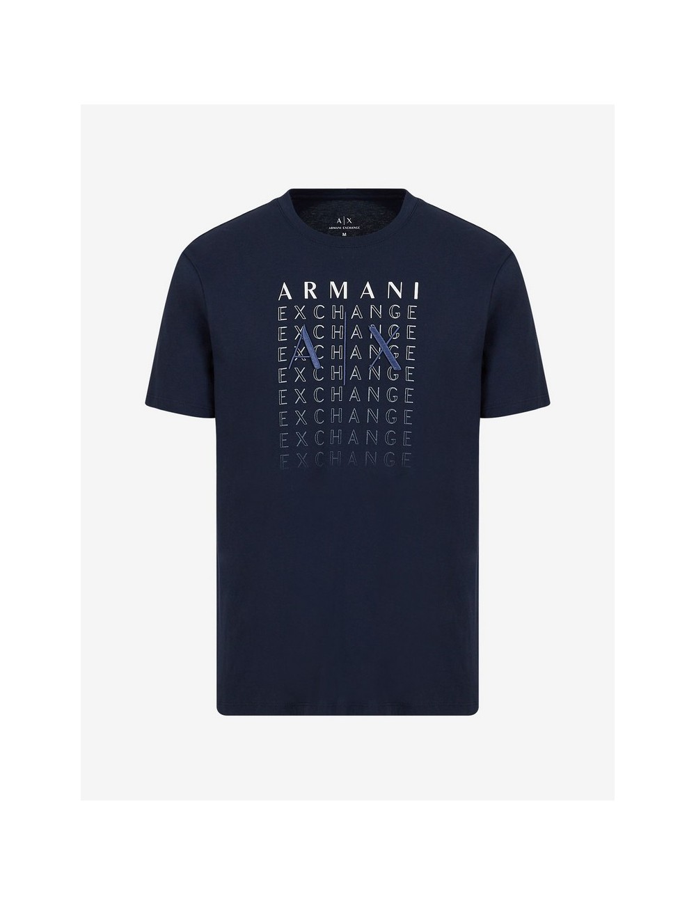 ARMANI EXCHANGE BLUE MEN'S T-SHIRT