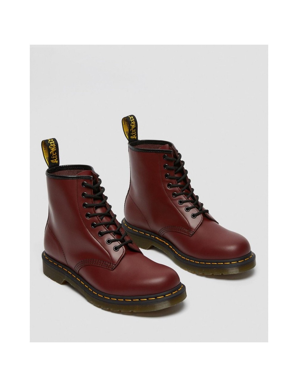 DR MARTENS 1460 SMOOTH SHERRY RED BOOTS