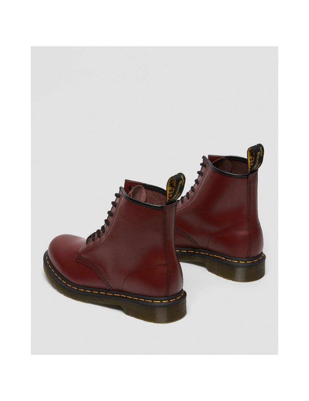 Unisex Dr Martens 1460 Cizme ro?ii netede cire?e