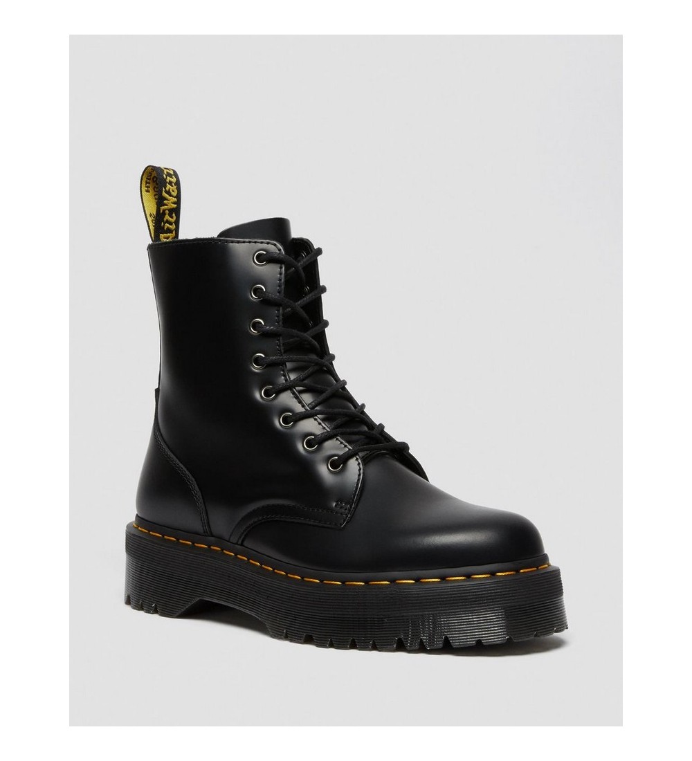 DR MARTENS JADON SMOOTH LEATHER PLATFORM BOOTS