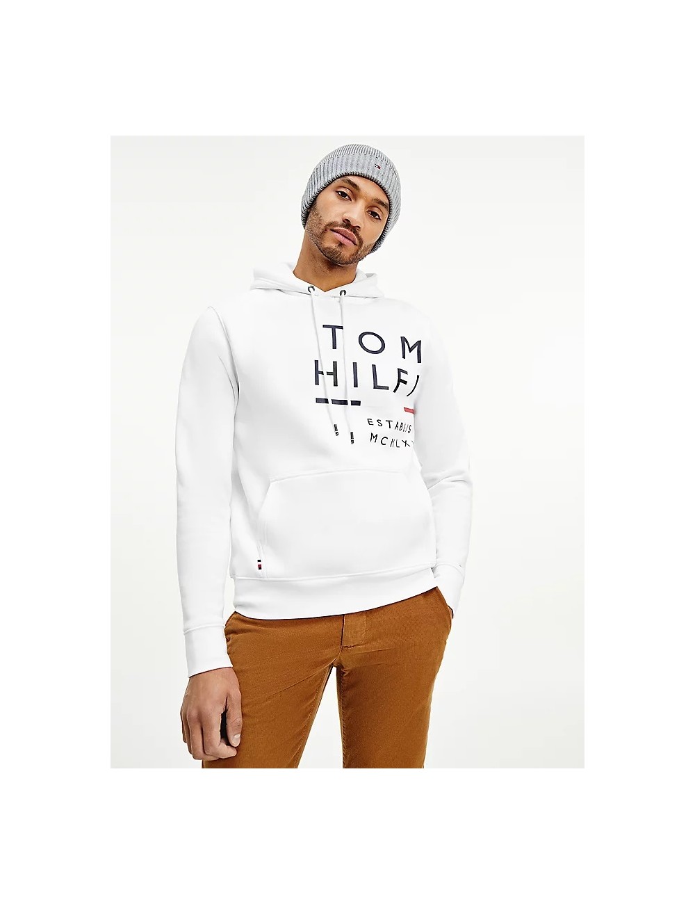 Tommy Hilfiger fehér férfi pulóver
