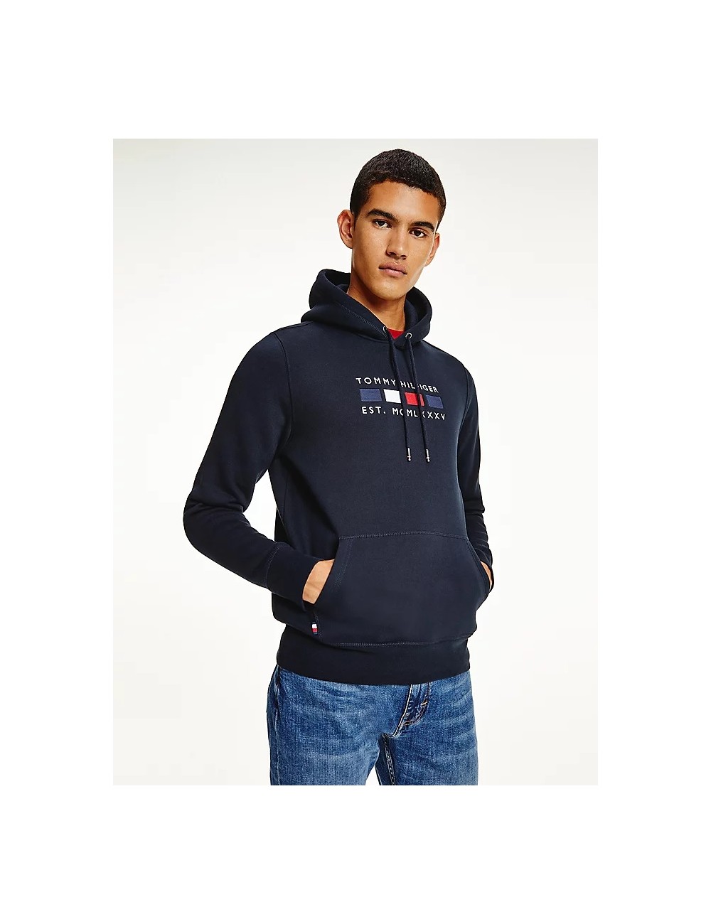 SUDADERA HOMBRE TOMMY HILFIGER AZUL MARINO