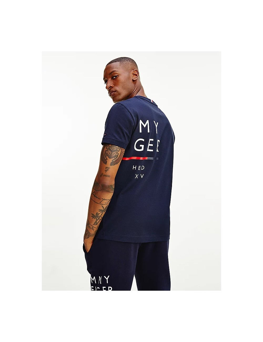 Tommy Hilfiger Men's T -phirt Navy Blue