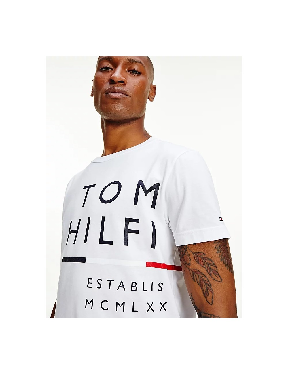 CAMISETA HOMBRE TOMMY HILFIGER BLANCO