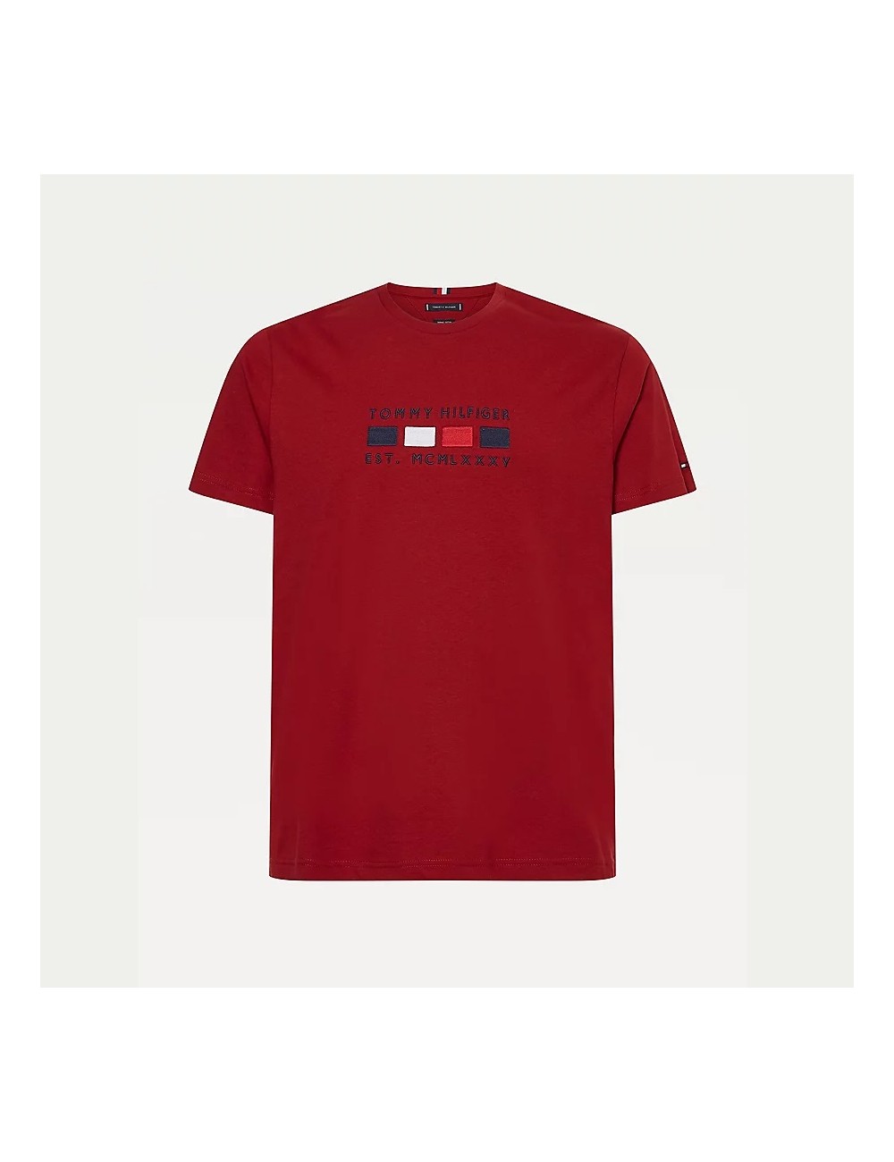 TOMMY HILFIGER MEN'S T-SHIRT RED