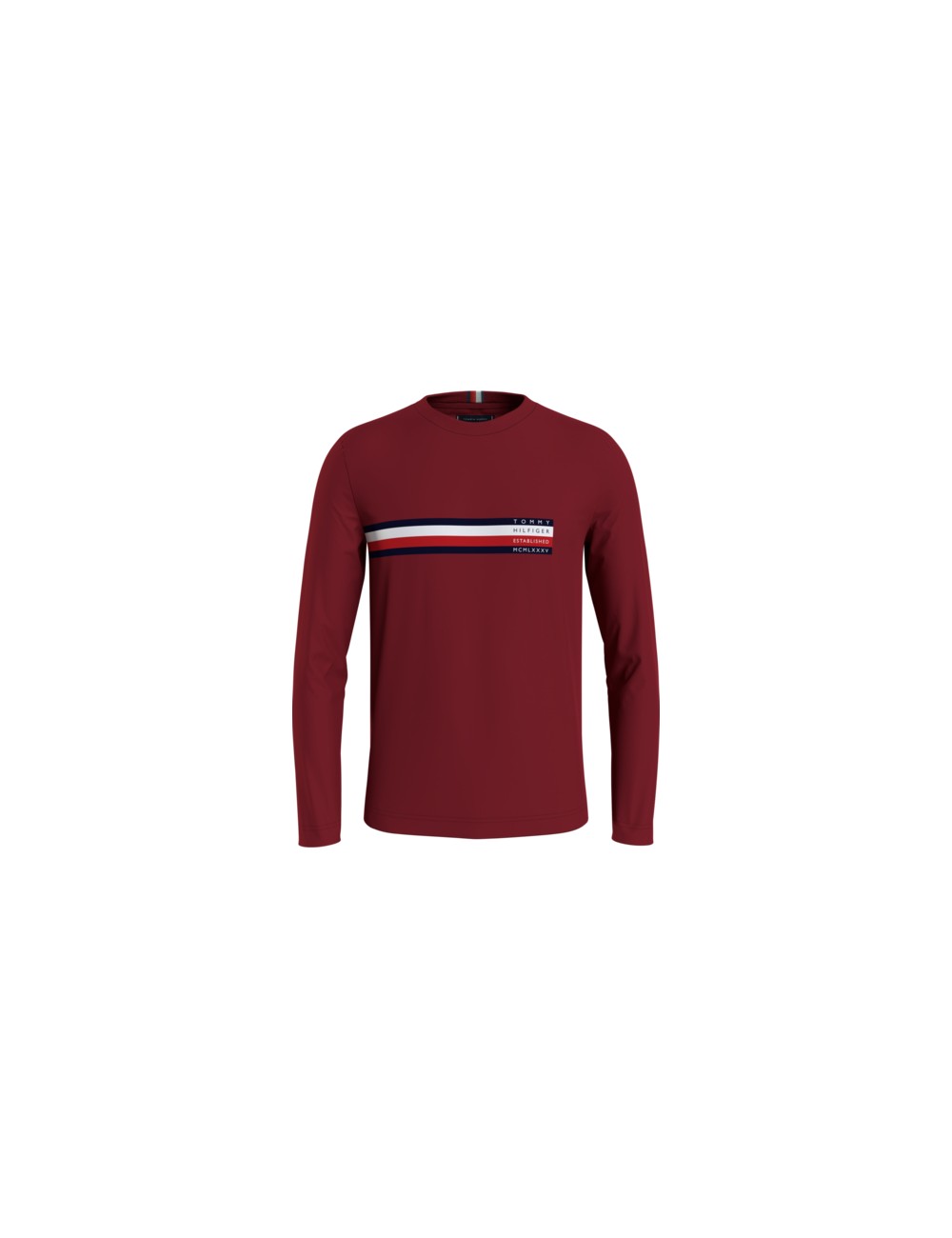 Tommy Hilfiger Men t -Shirt Bordeaux