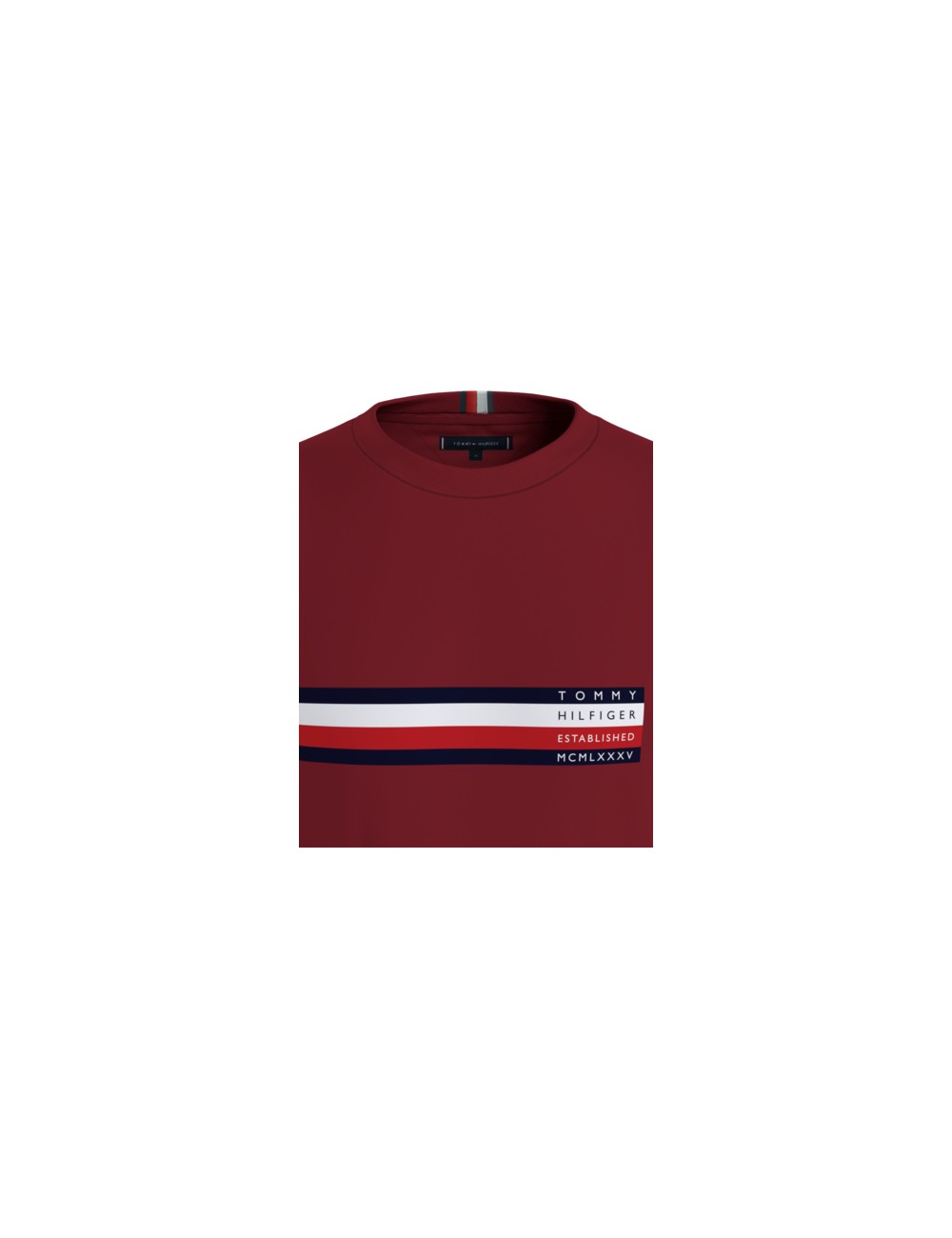 Tommy Hilfiger Men t -Shirt Bordeaux